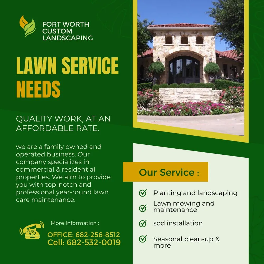 Reliable yard cleanup service near you across Fort Worth, TX - Fort Worth Custom Landscaping