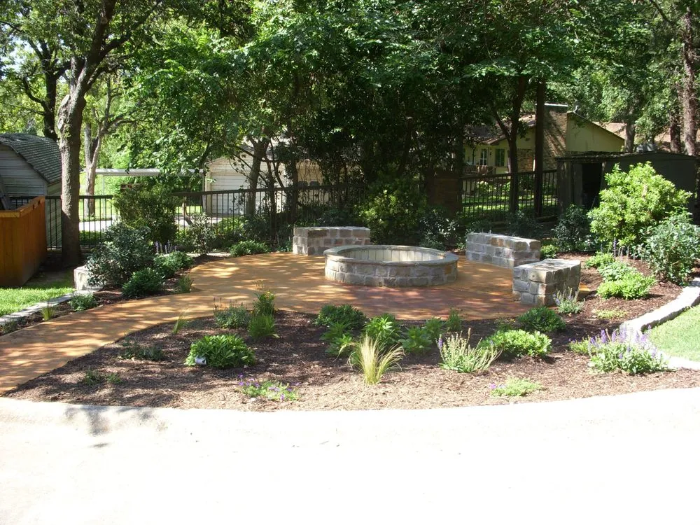 Professional landscape design in Haslet, TX by Fort Worth Synthetic Turf