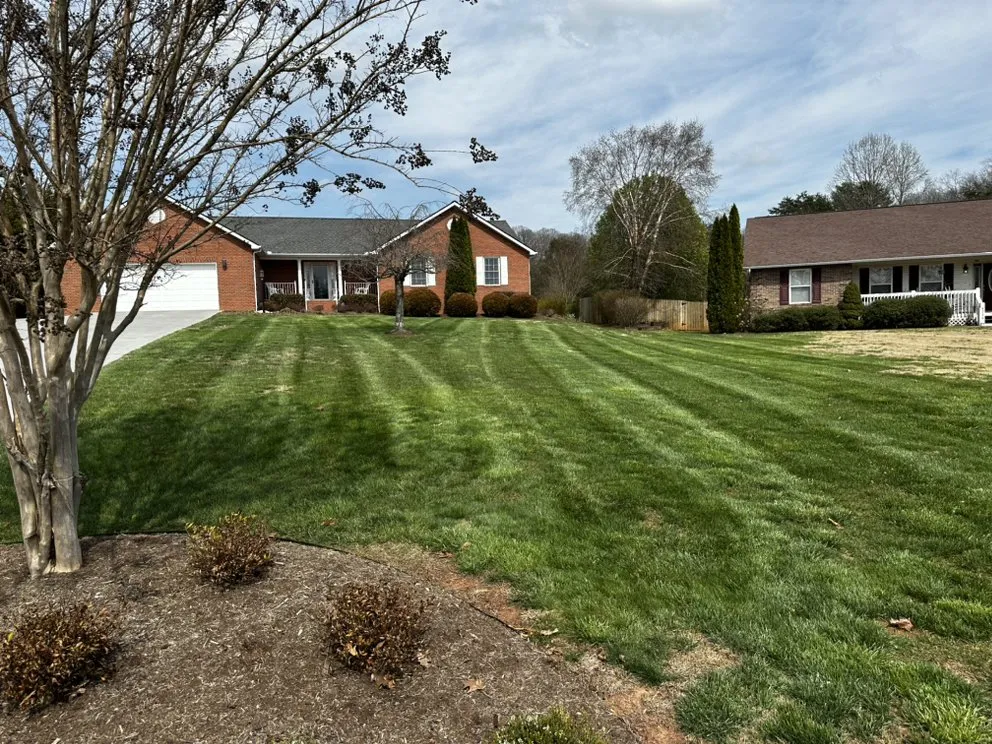 Expert yard cleanup service for homes in Knoxville, TN by Fortenberry's Landscaping