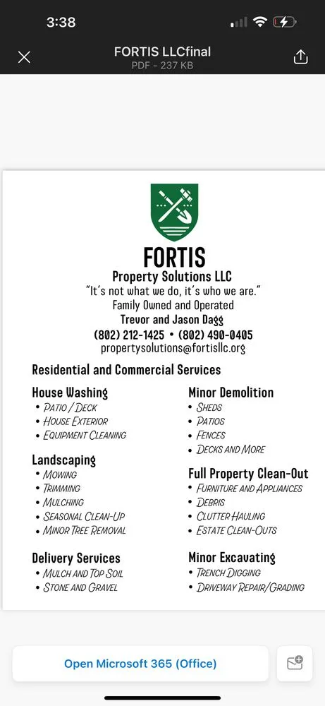 Custom yard cleanup service for residential properties across Brattleboro, VT - Fortis Property Solutions