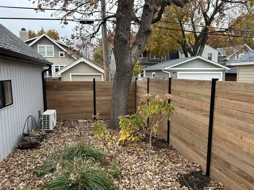 Custom garden landscaping in Coon Rapids, MN by Foss Fence & Landscaping