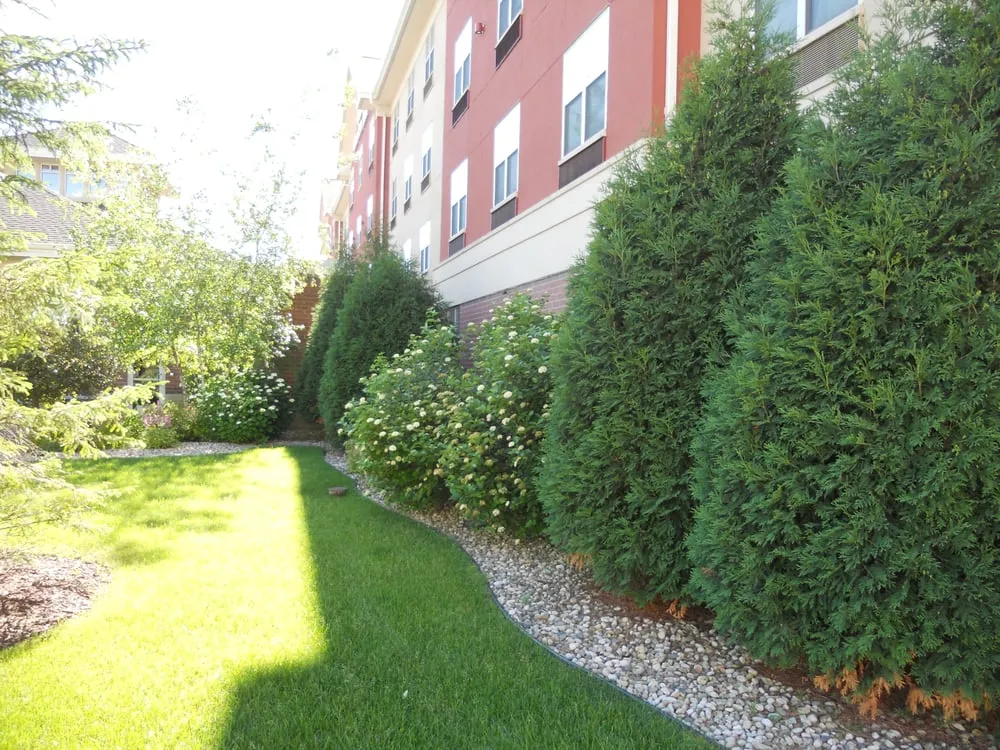 Custom landscape installation in Machesney Park, IL - Foss Landscapes