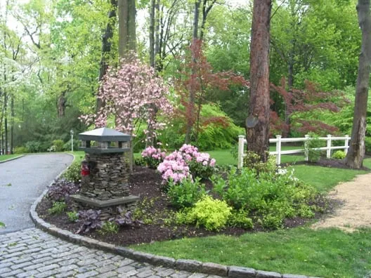 Custom landscape design in Easton, CT - Foster's