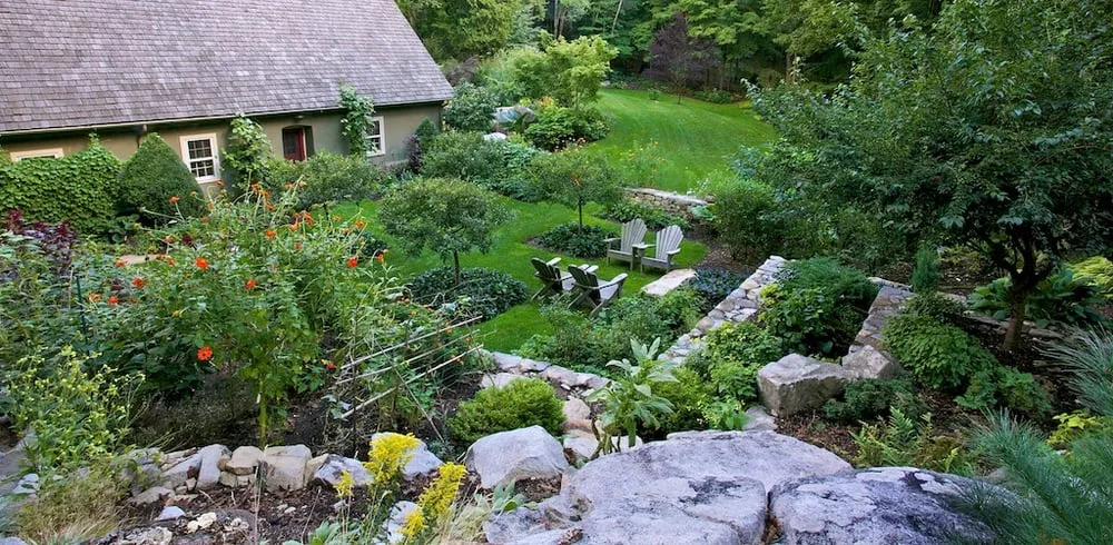 Local landscape installation in Easton, CT - Foster's