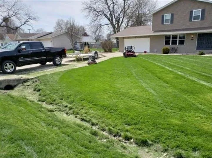 Custom landscape installation in Peoria, IL - Foster's Pro-Lawn & Snow Removal