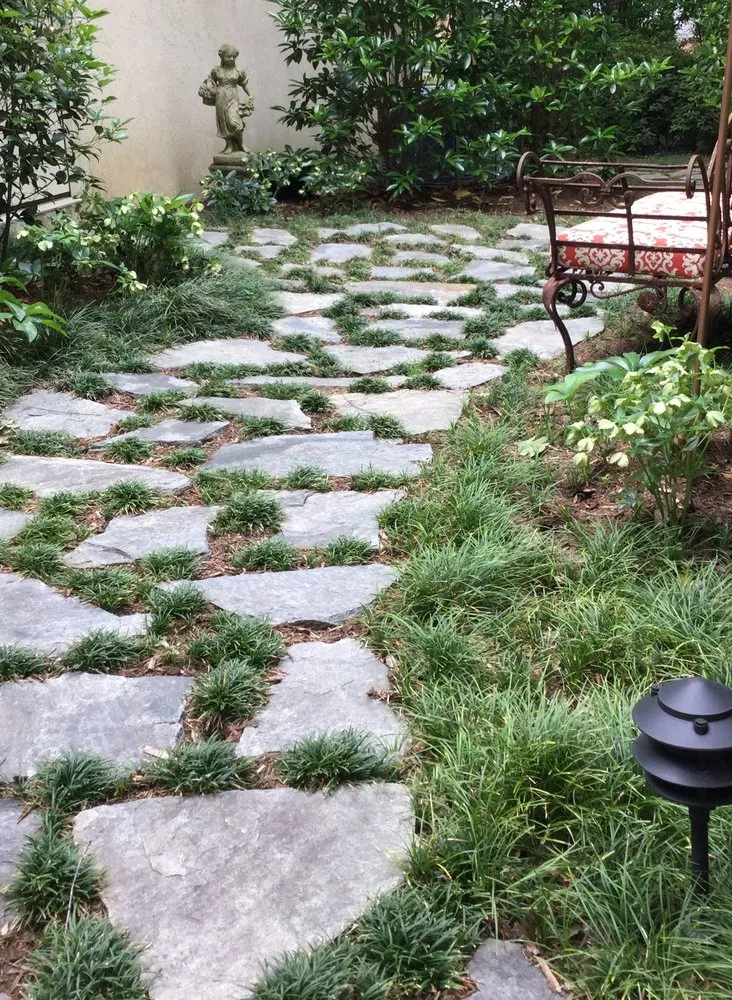 Custom lawn care service for residential properties in Midland, NC by Fountain Landscaping