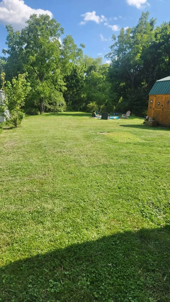 Local lawn mowing service for residential properties in Bandy, VA by Four Arrows Lawn and Clean Up