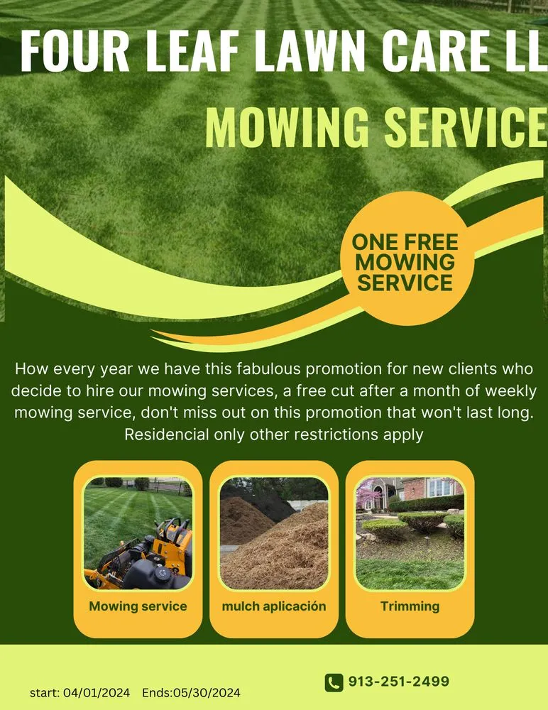 Affordable outdoor landscaping near you in Olathe, KS by Four Leaf Lawn Care