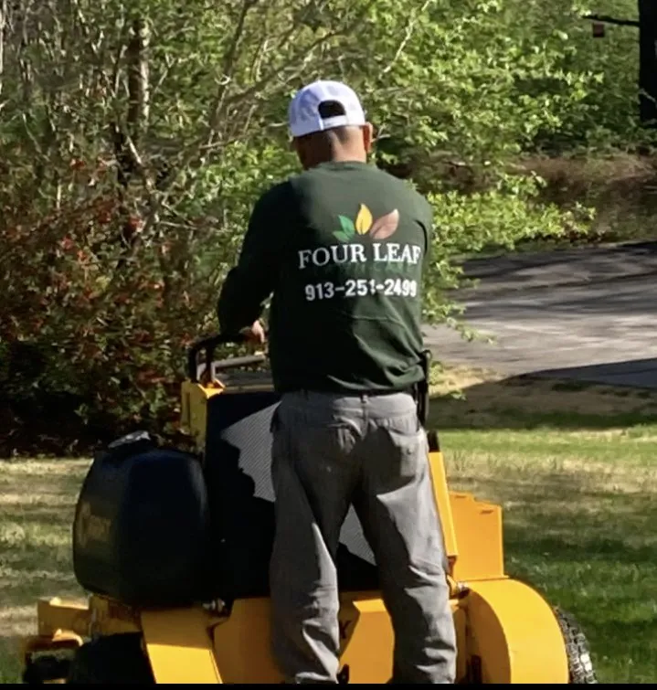 Top-rated lawn mowing service in Olathe, KS - Four Leaf Lawn Care