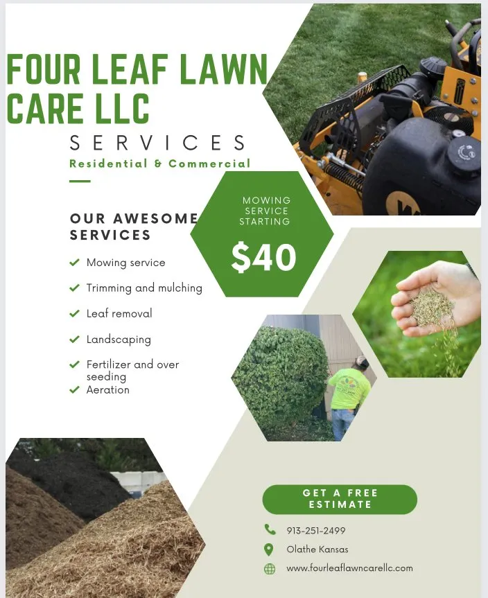 Top-rated residential landscaping for homes in Olathe, KS by Four Leaf Lawn Care