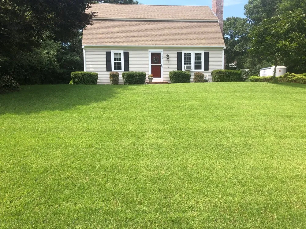 Professional garden landscaping in Mashpee, MA by Four Paws Lawn Care