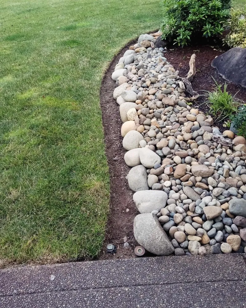Reliable lawn mowing service with custom design in Shelton, WA by Four Rivers Landscaping