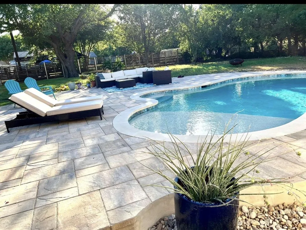 Professional outdoor landscaping for residential properties across Prosper, TX - Four Rivers Pools
