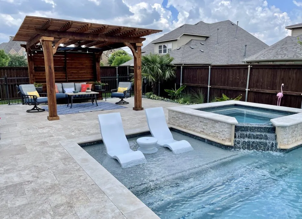 Trusted garden landscaping in Prosper, TX by Four Rivers Pools