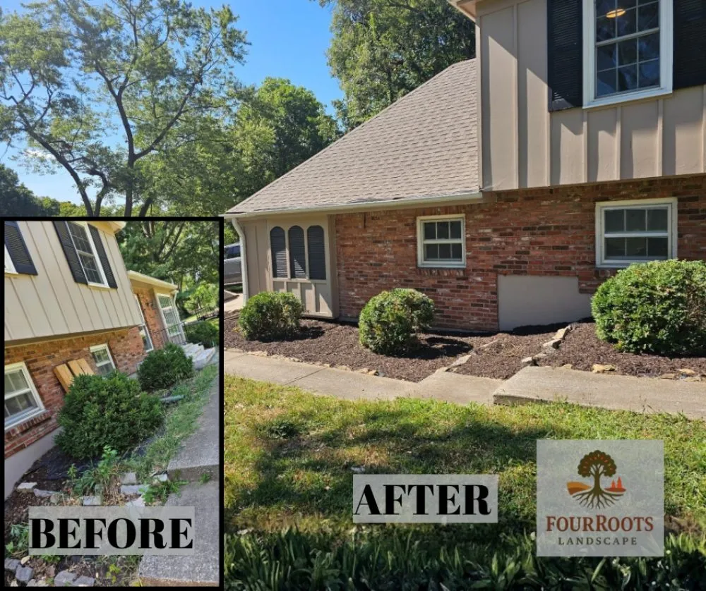 Affordable residential landscaping for residential properties across Kansas City, MO - Four Roots Landscape