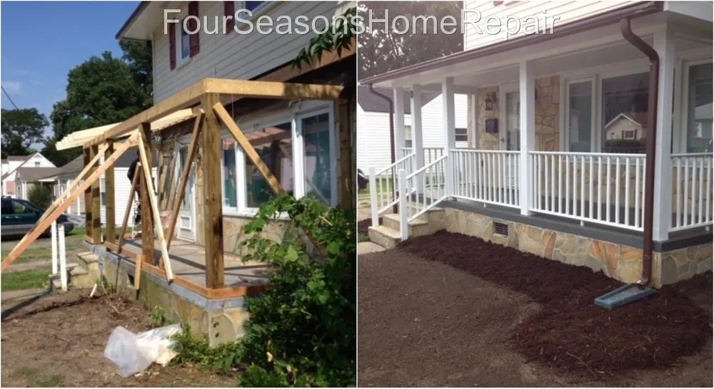Top-rated landscaping services for residential properties in Newport News, VA by Four Seasons Home Repair