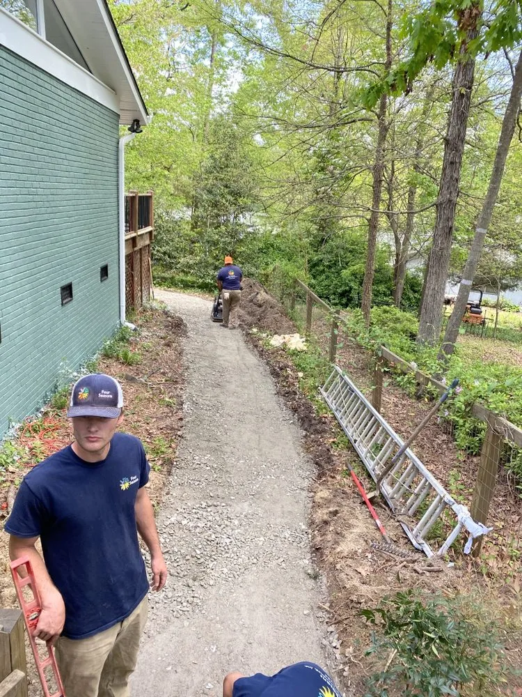 Trusted garden landscaping in Raleigh, NC by Four Seasons Landscaping and Maintenance