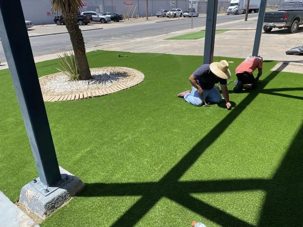 Top-rated lawn mowing service in El Paso, TX by Four Seasons Landscaping