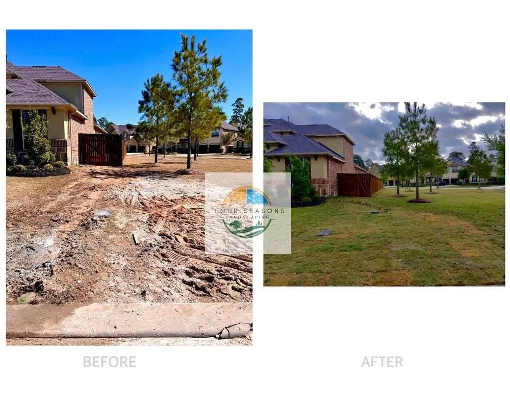 Custom lawn care service for year-round maintenance across Magnolia, TX - Four Seasons Landscaping
