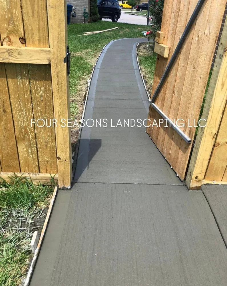 Reliable lawn care service in Magnolia, TX by Four Seasons Landscaping