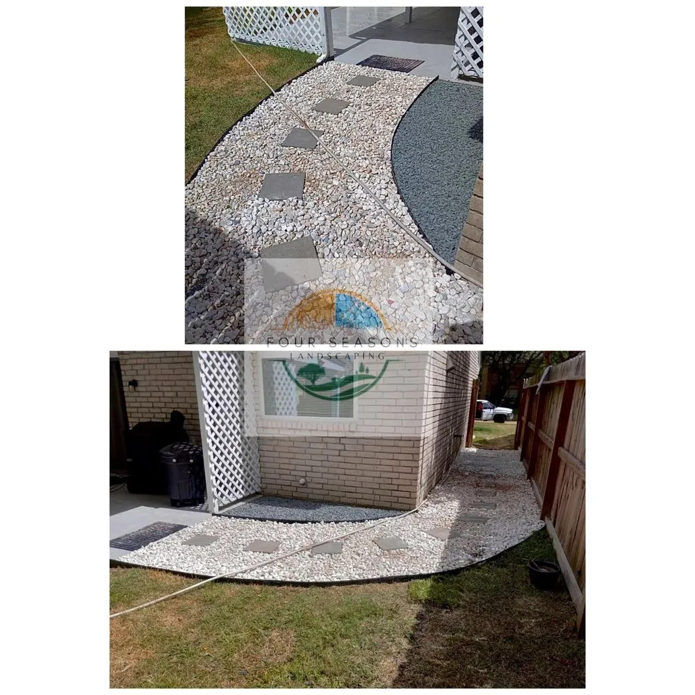 Trusted outdoor landscaping in Magnolia, TX by Four Seasons Landscaping