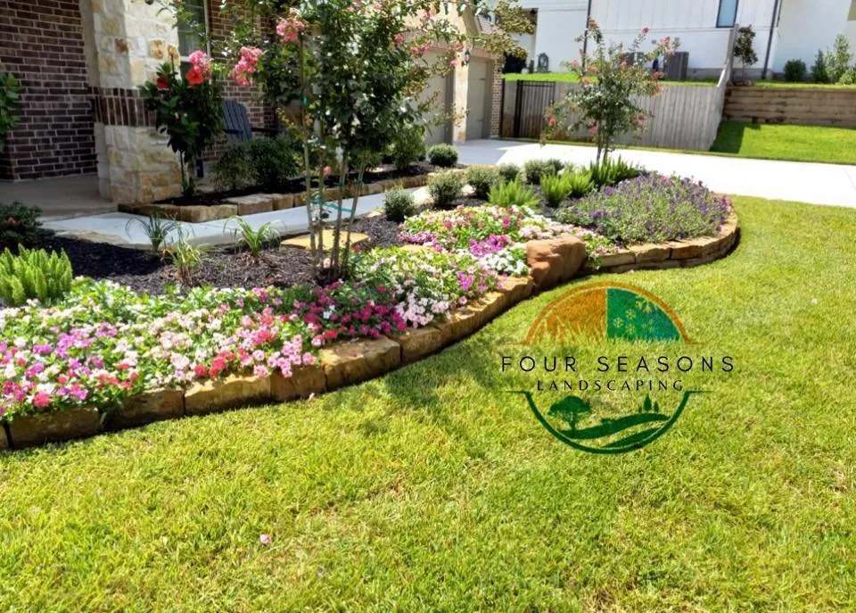 Expert yard maintenance with custom design across Magnolia, TX - Four Seasons Landscaping