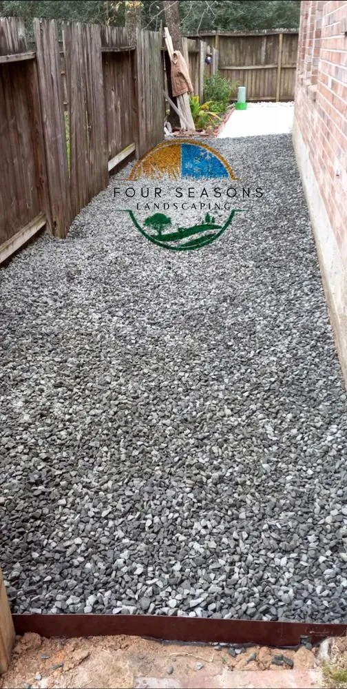 Local lawn mowing service for beautiful yards in Magnolia, TX by Four Seasons Landscaping