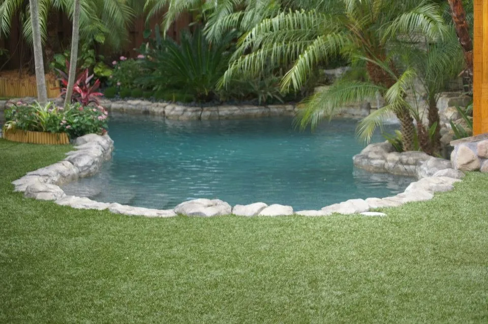 Custom landscape installation for residential properties in Fort Lauderdale, FL by Four Seasons Lawn & Landscape