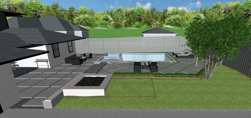 Custom outdoor landscaping in Murphy, TX - Four Seasons Lawn + Landscape