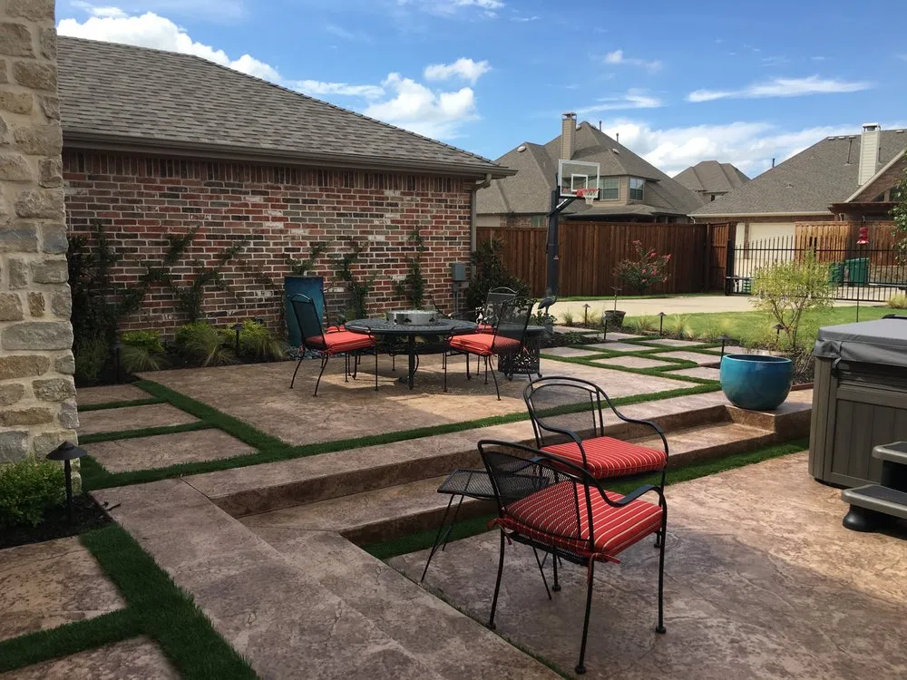 Custom yard maintenance in Murphy, TX by Four Seasons Lawn + Landscape