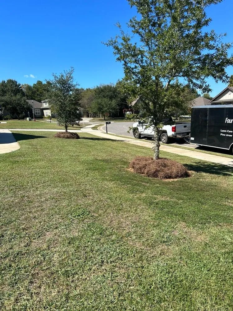 Local yard cleanup service in Robertsdale, AL by Four Seasons Lawn Care