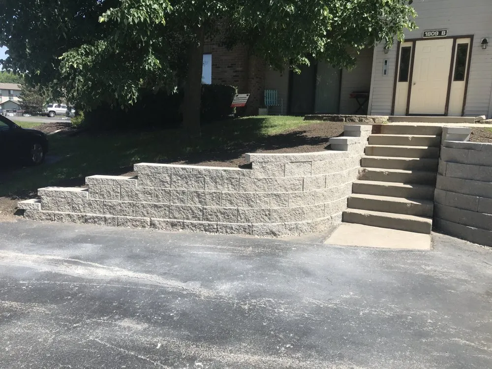 Affordable garden landscaping for residential properties in Racine, WI by Four Seasons Lawncare & Landscaping