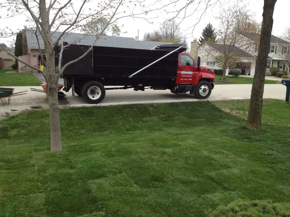 Custom residential landscaping in Racine, WI by Four Seasons Lawncare & Landscaping