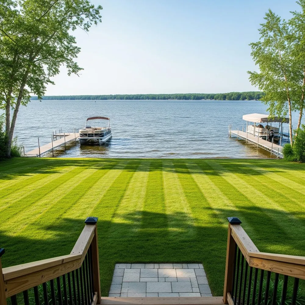 Affordable landscape design in Crown Point, NY by Four Seasons Property Works