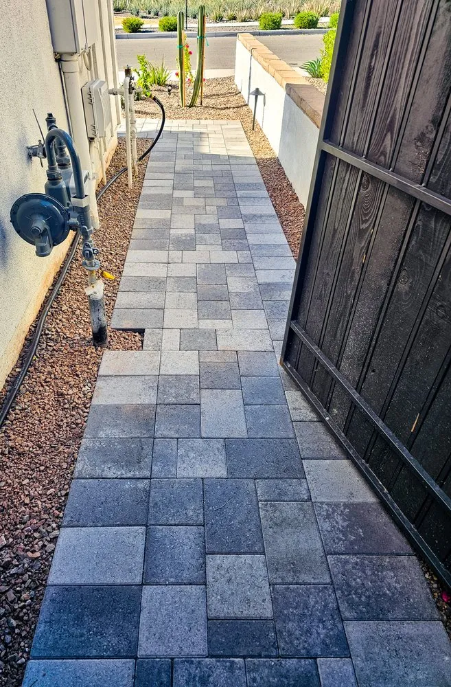 Custom landscape design for residential properties in Buckeye, AZ by Four Sons Landscaping