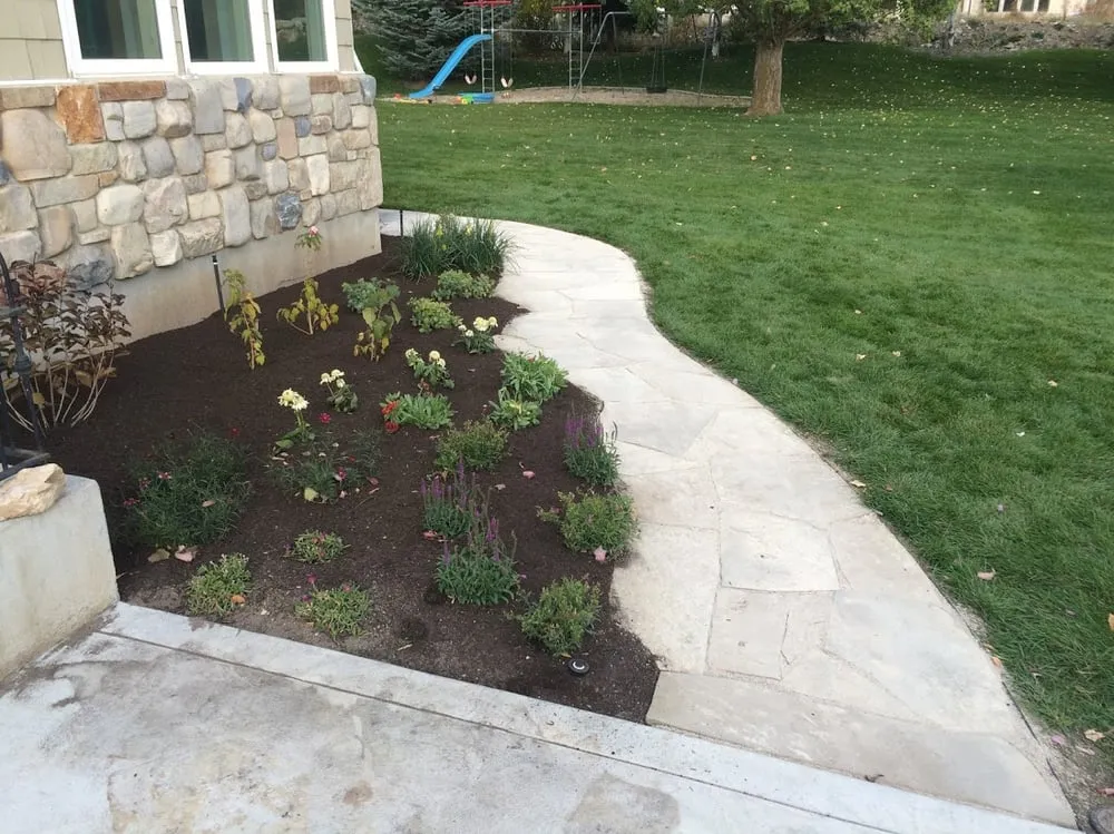 Professional lawn mowing service with custom design across Payson, UT - Four Square Landscaping