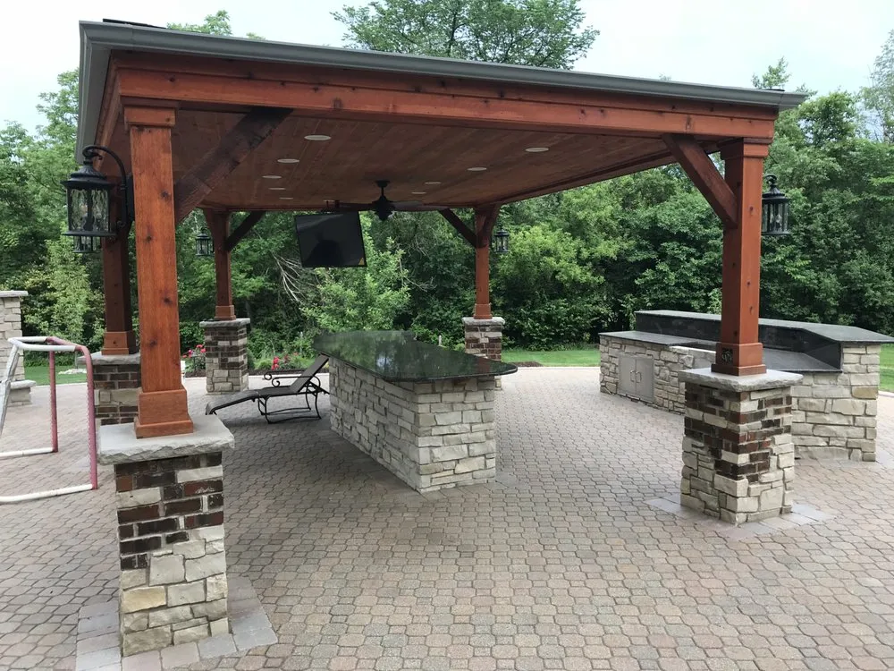 Custom landscape design in Lemont, IL - Four Trees