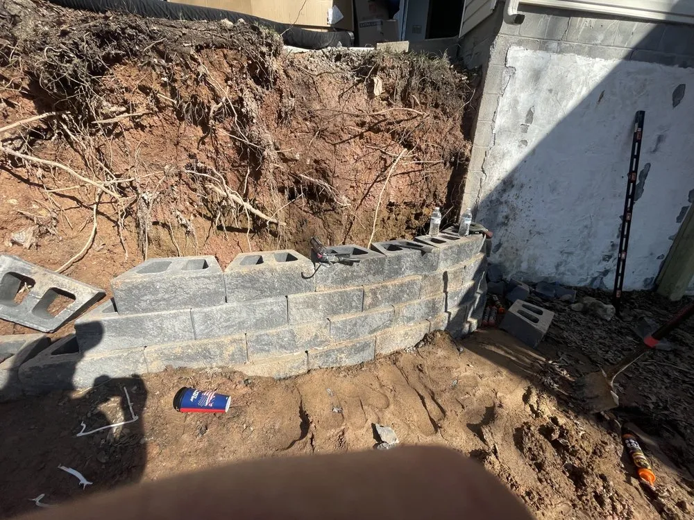 Custom garden landscaping in Ellijay, GA by Fowlers complete cleaning and handyman service