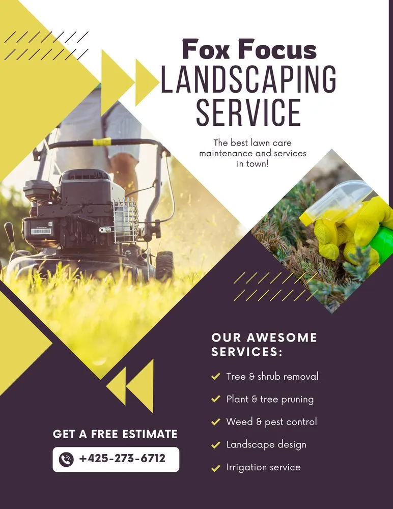Expert landscape design in Lynnwood, WA by Fox Focus Landscaping Service