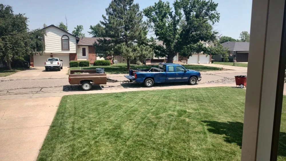 Professional yard cleanup service for year-round maintenance in Great Bend, KS by Fox Lawn Care