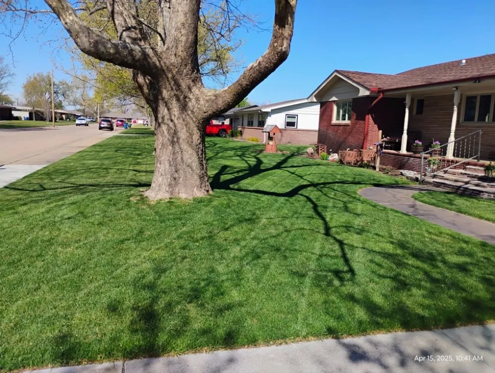 Local lawn mowing service in Great Bend, KS by Fox Lawn Care