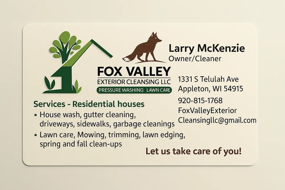 Top-rated yard cleanup service for beautiful yards in Appleton, WI by Fox Valley Exterior Cleansing