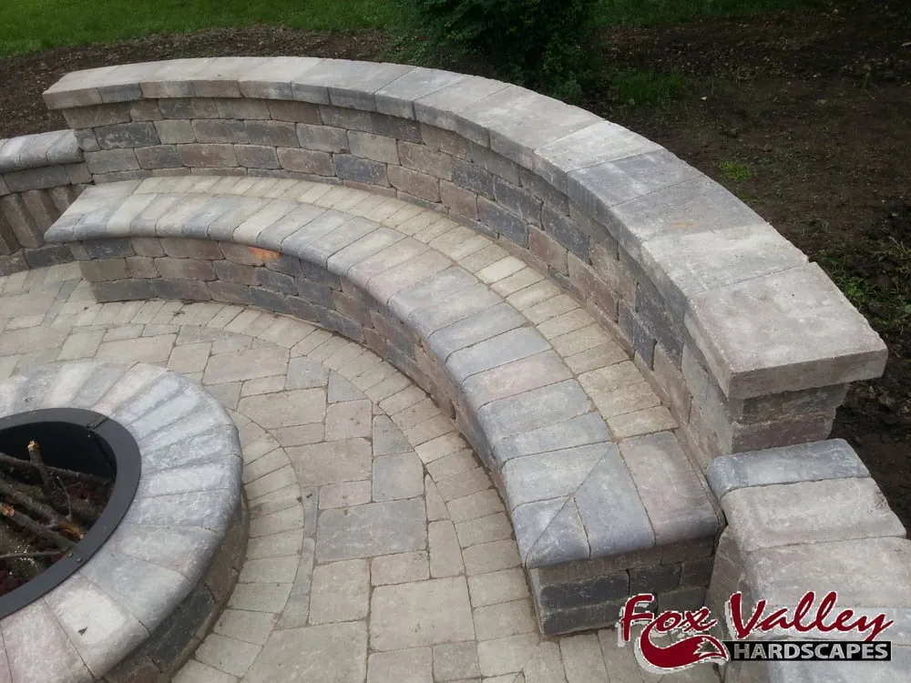 Custom landscape installation in St. Charles, IL by Fox Valley Hardscapes