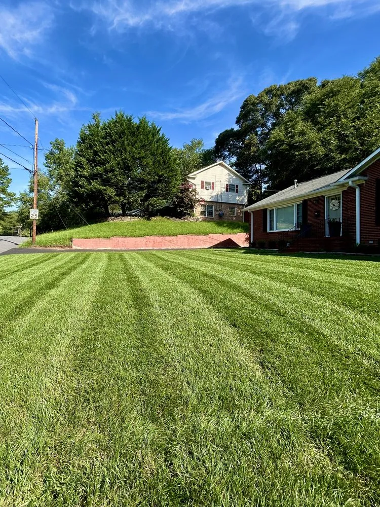 Professional landscape design with custom design in Charlotte, NC by Foxhollow Lawn Care