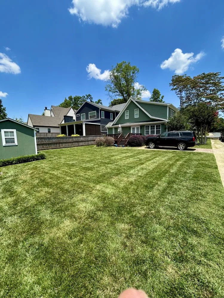 Professional outdoor landscaping in Charlotte, NC by Foxhollow Lawn Care