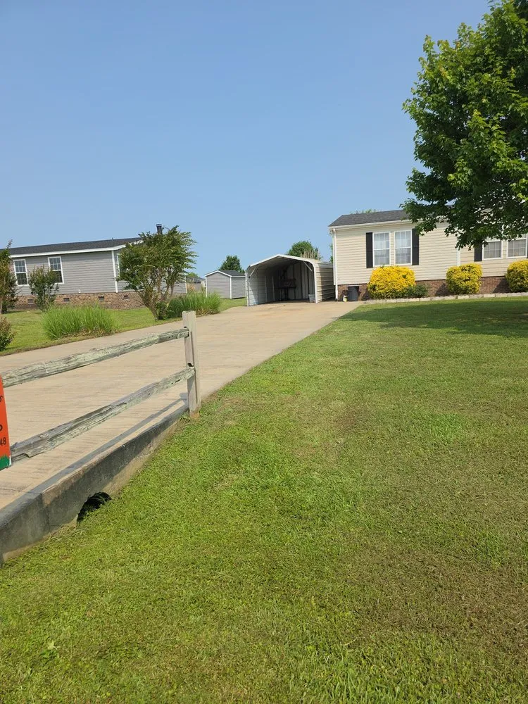 Custom landscape installation near you in Edenton, NC by Fox's lawn