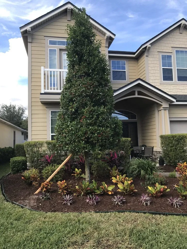 Local outdoor landscaping with custom design in Ponte Vedra Beach, FL by Foxy Cuts Landscaping