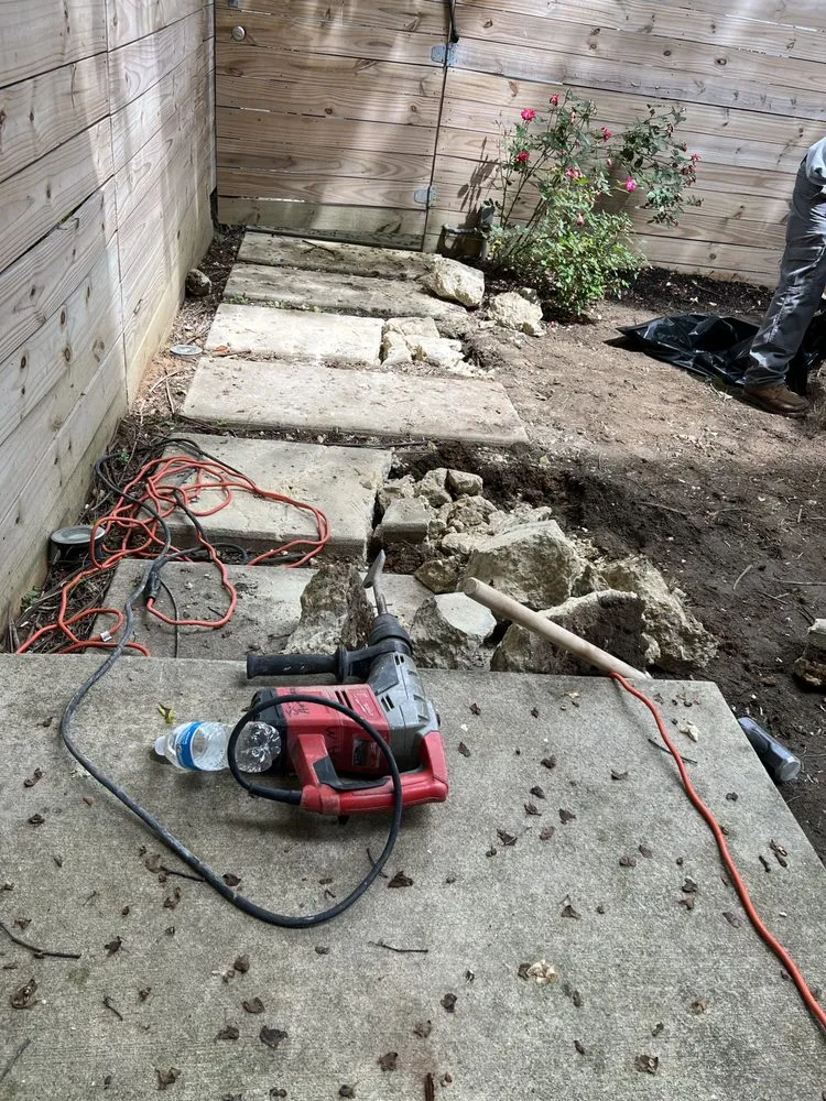Professional outdoor landscaping with custom design in Engleside, VA by F&R Contractors