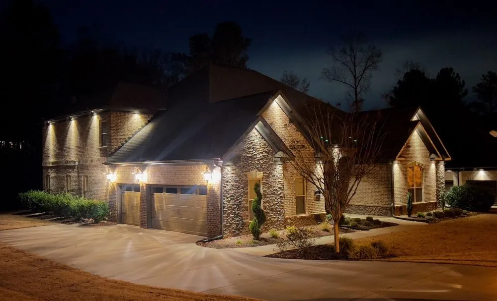 Custom garden landscaping for homes across Atlanta, GA - Frame Enterprises