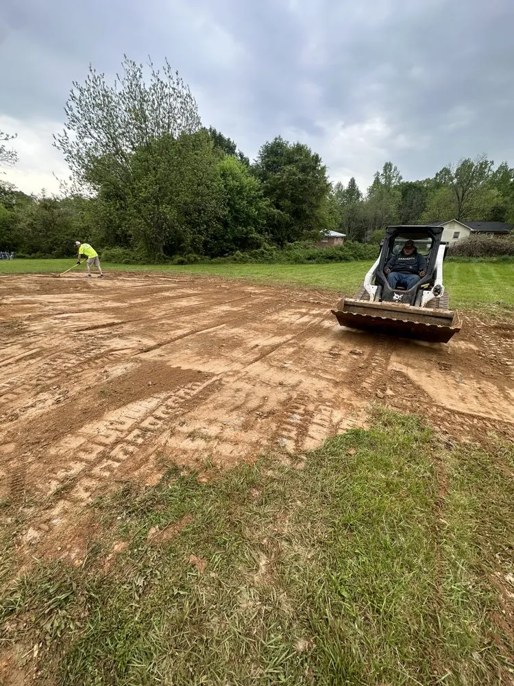 Custom landscape design with custom design in Shelby, NC by Francis Brothers